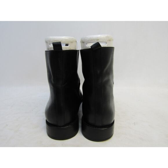Theyskens' Theory Womens Sz 39 EUR Black Leather Ankle Fashion Boots Bootie - Picture 7 of 11